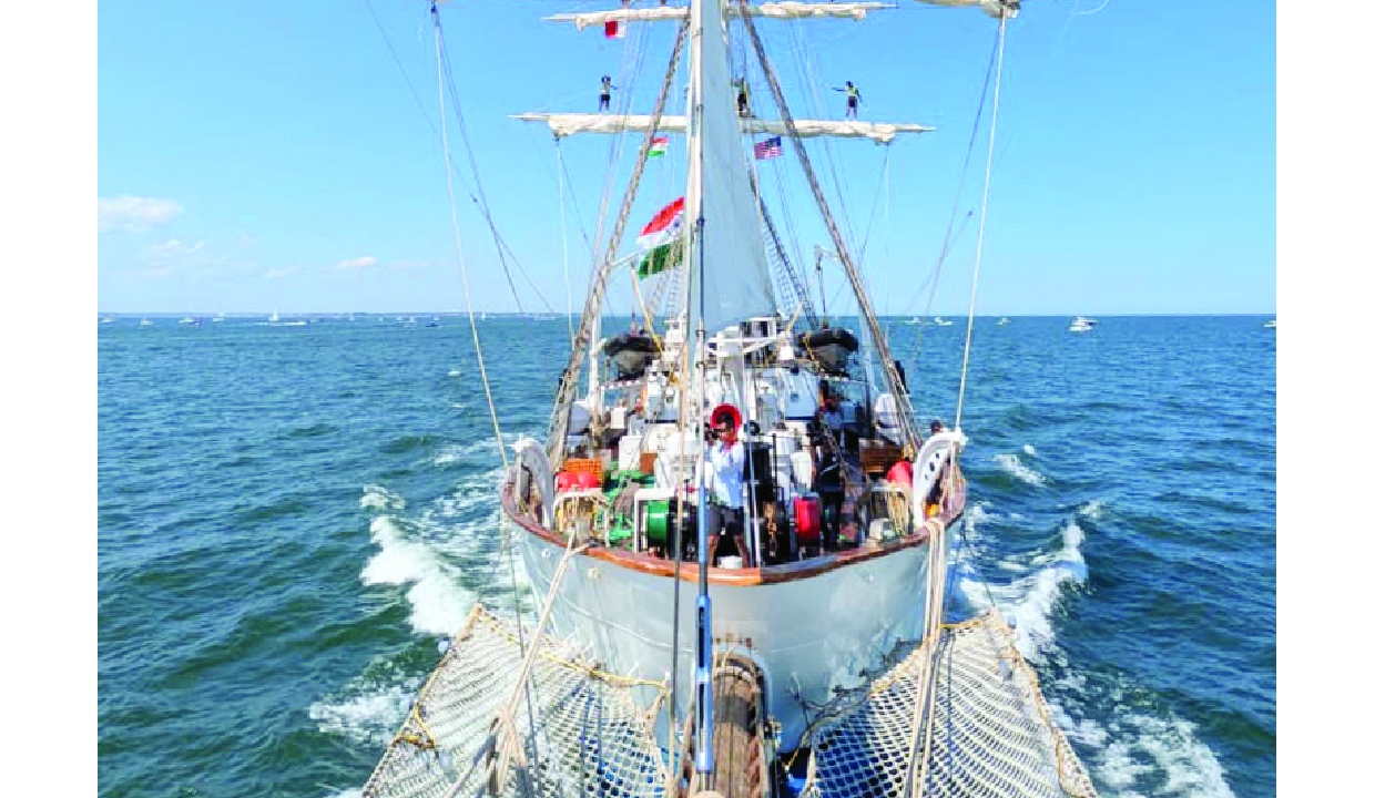 INS Sudarshini joins Grand Parade of Sails in Boston