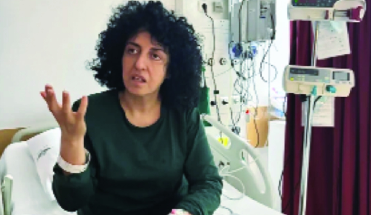 Iranian Nobel laureate released from hospital