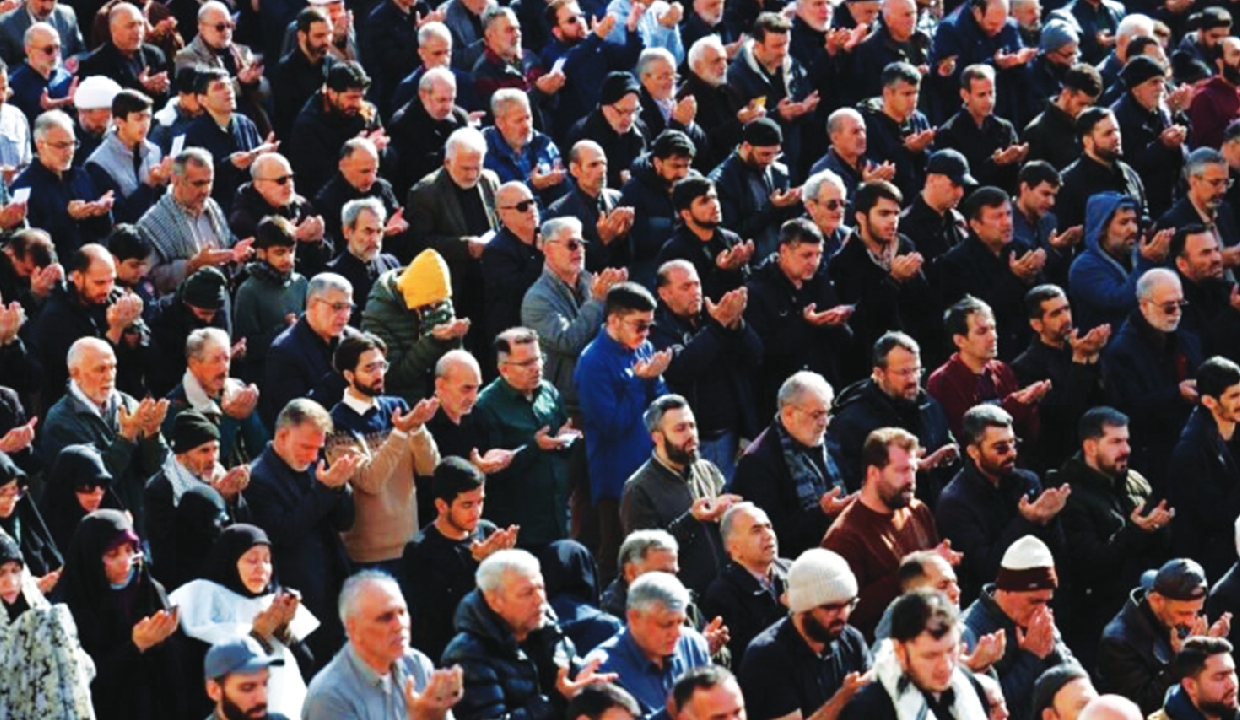 Iranians hold Eid prayers in Tehran’s grand mosque