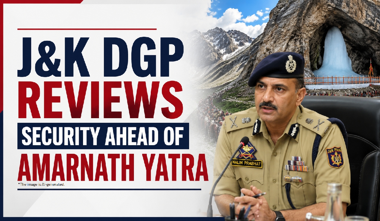 J&K DGP reviews security ahead of Amarnath Yatra