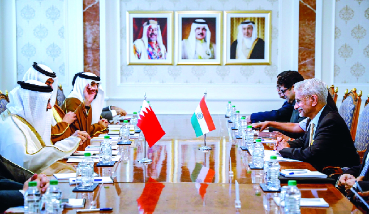 Jaishankar meets Bahrain FM, discusses bilateral ties and regional issues