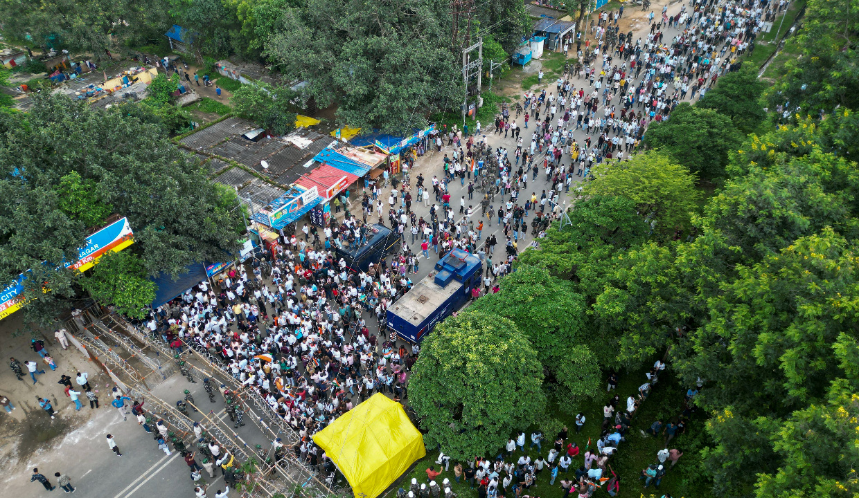 Jharkhand police to scan CCTV after protest march turns violent