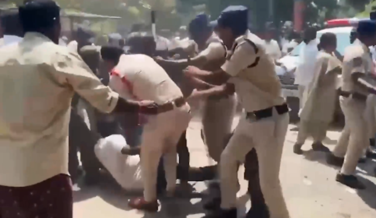 Jurala water tension: Police detain protesting farmers, former Matkal minister taken into custody