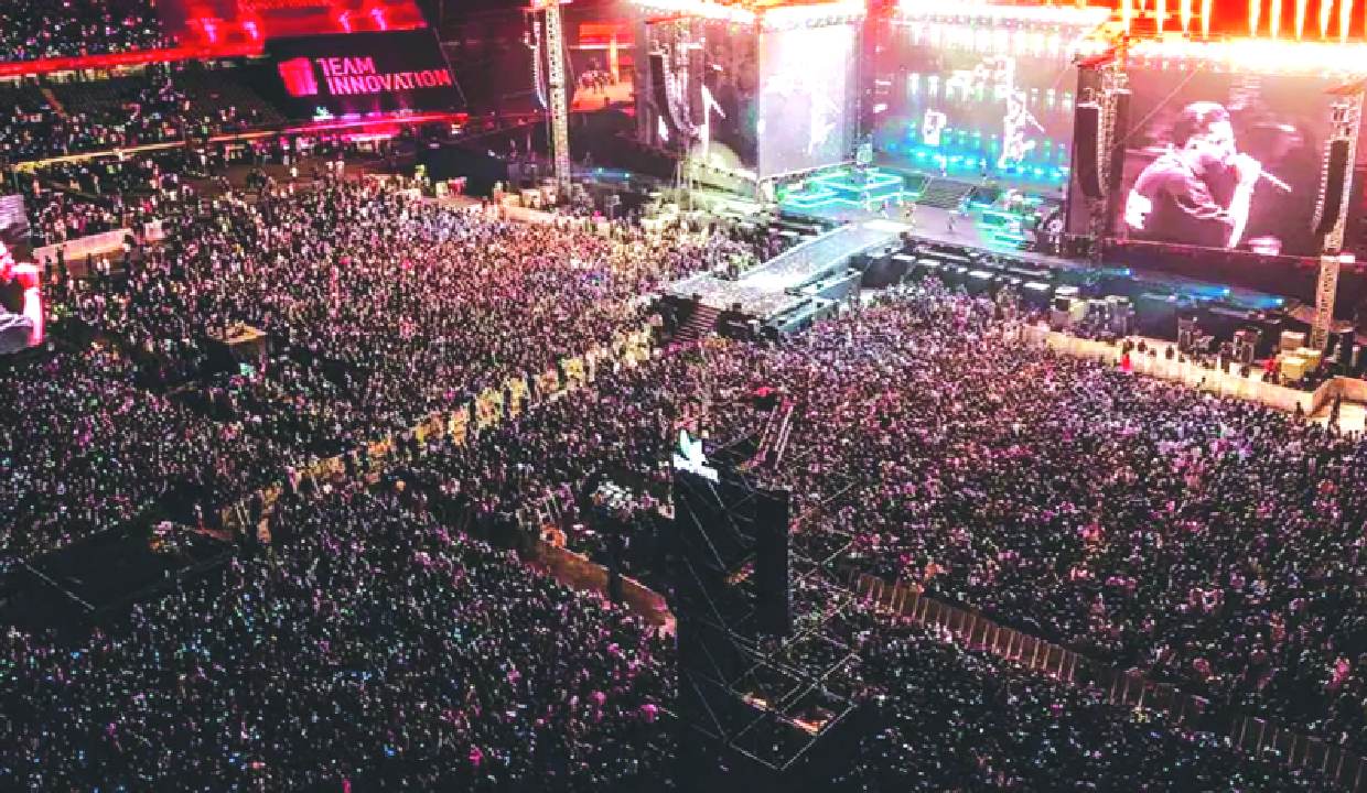 Karan Aujla’s show: India’s 2nd biggest concert