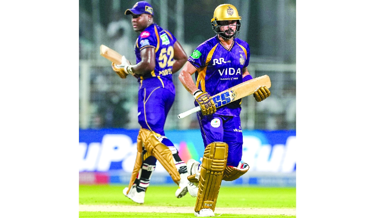 KKR beat MI by four wickets