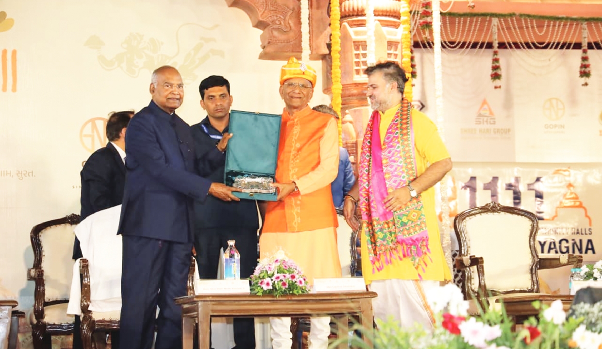 Kovind lauds expansion of Dang Prayag Hanuman Temple initiative