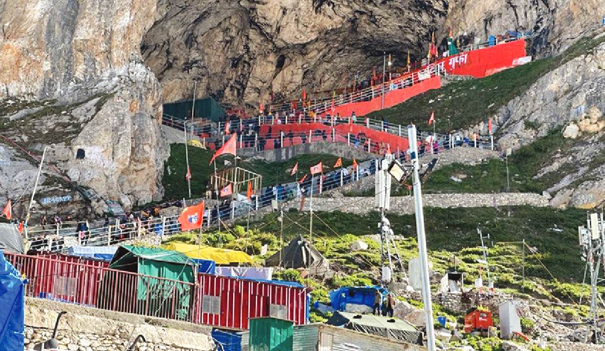 Laser and sound show for Amarnath devotees