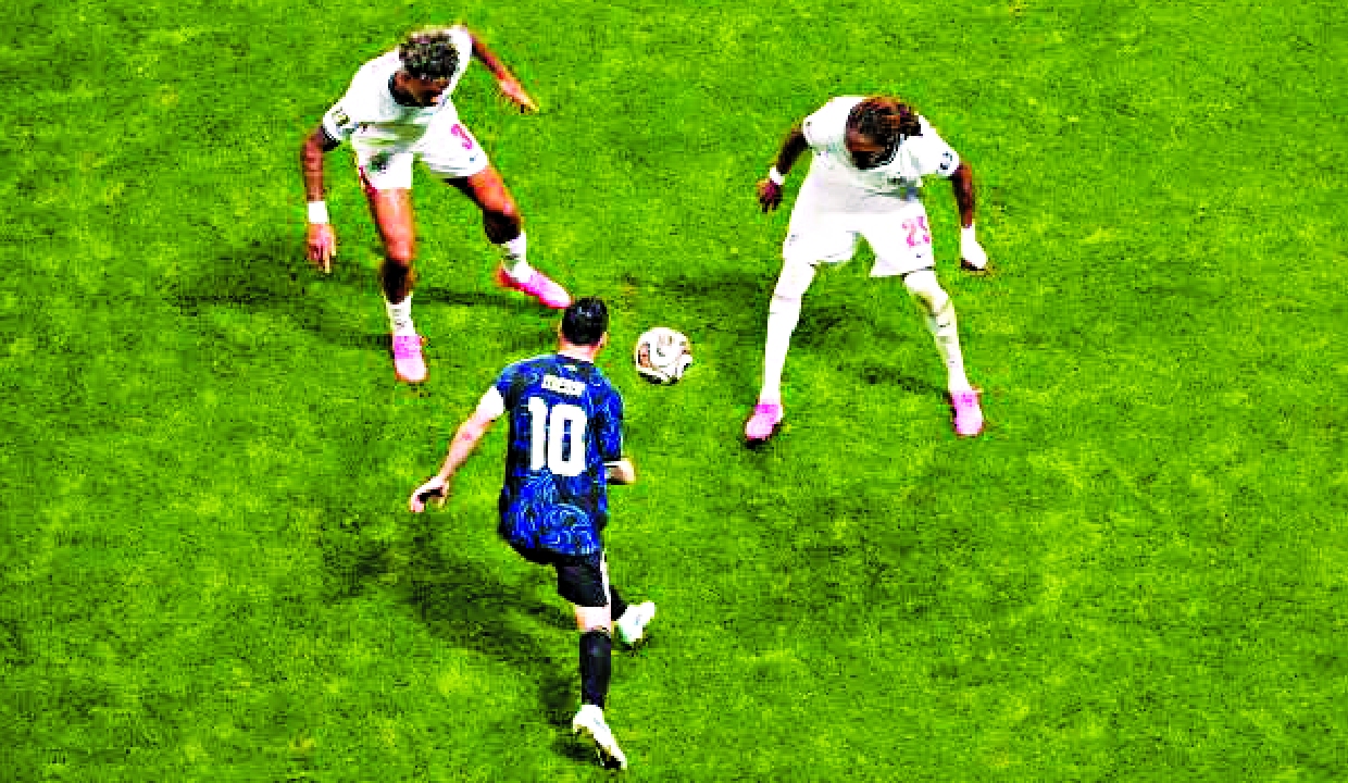 Late-game heroics by Messi and Argentina