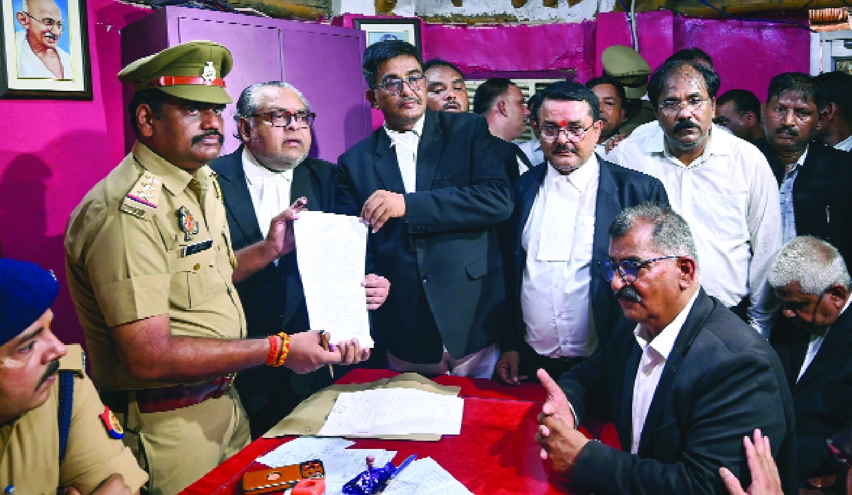 Lawyers seek FIR against Ram Temple Trust functionaries, hold protests