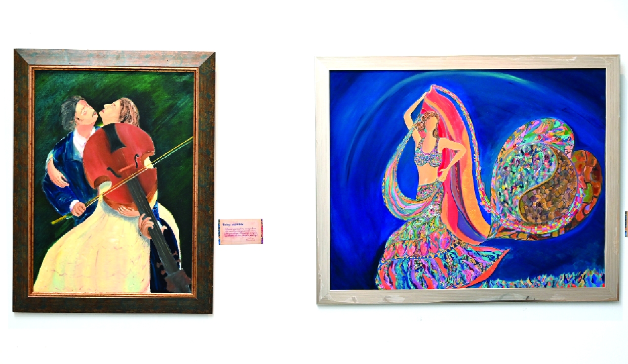 Layers of Peace on Canvas