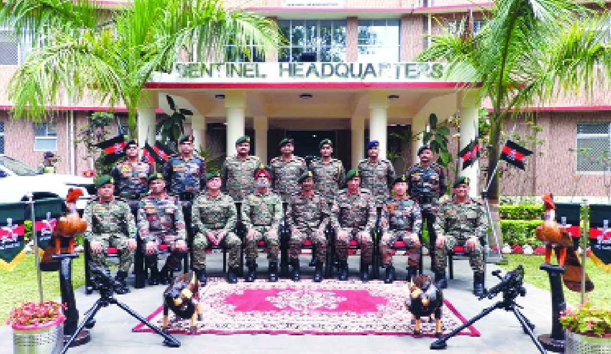 Lt Gen VMB Krishnan reviews security, operational preparedness