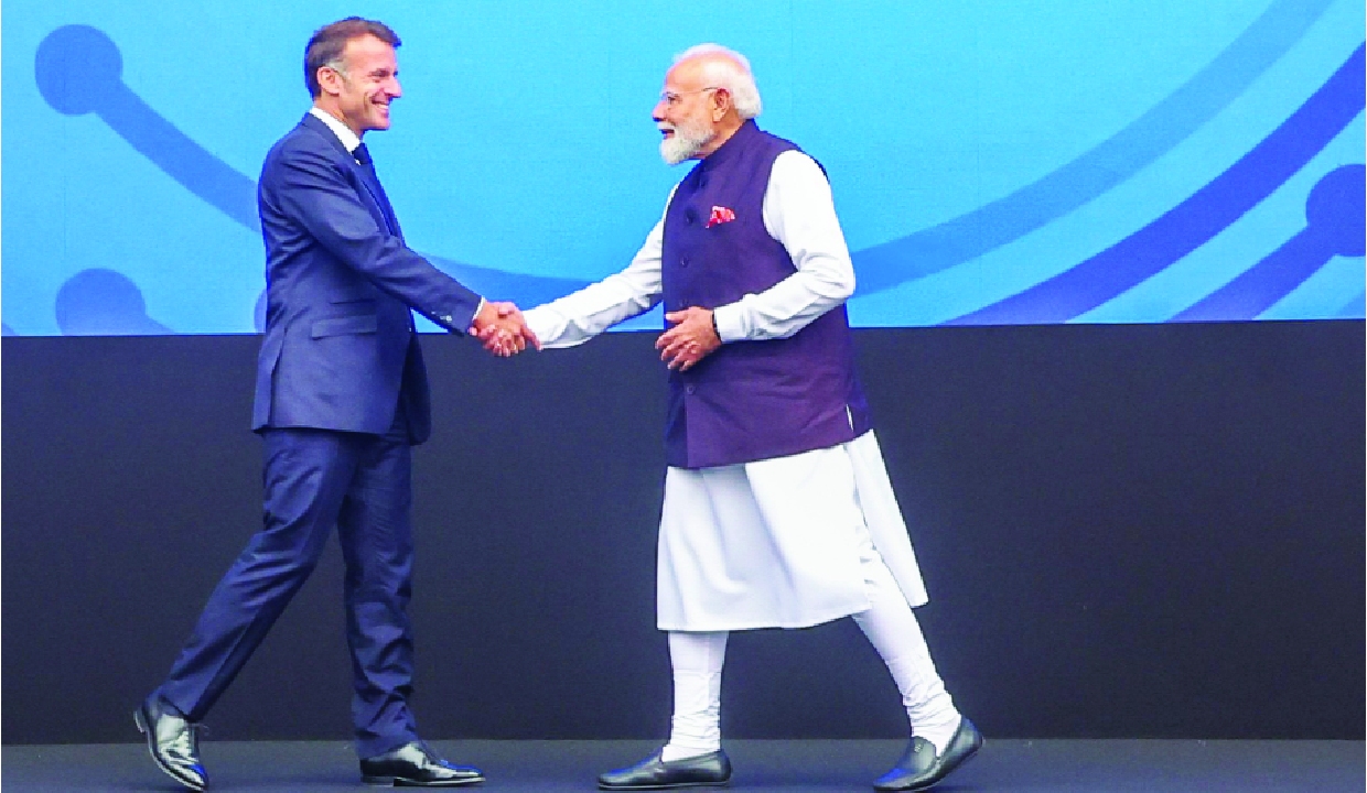 Macron hails India’s innovation leadership, seeks deeper tech ties