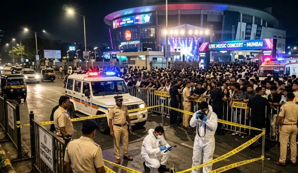 Man dies during Mumbai Concert at NSCI Dome, investigation underway