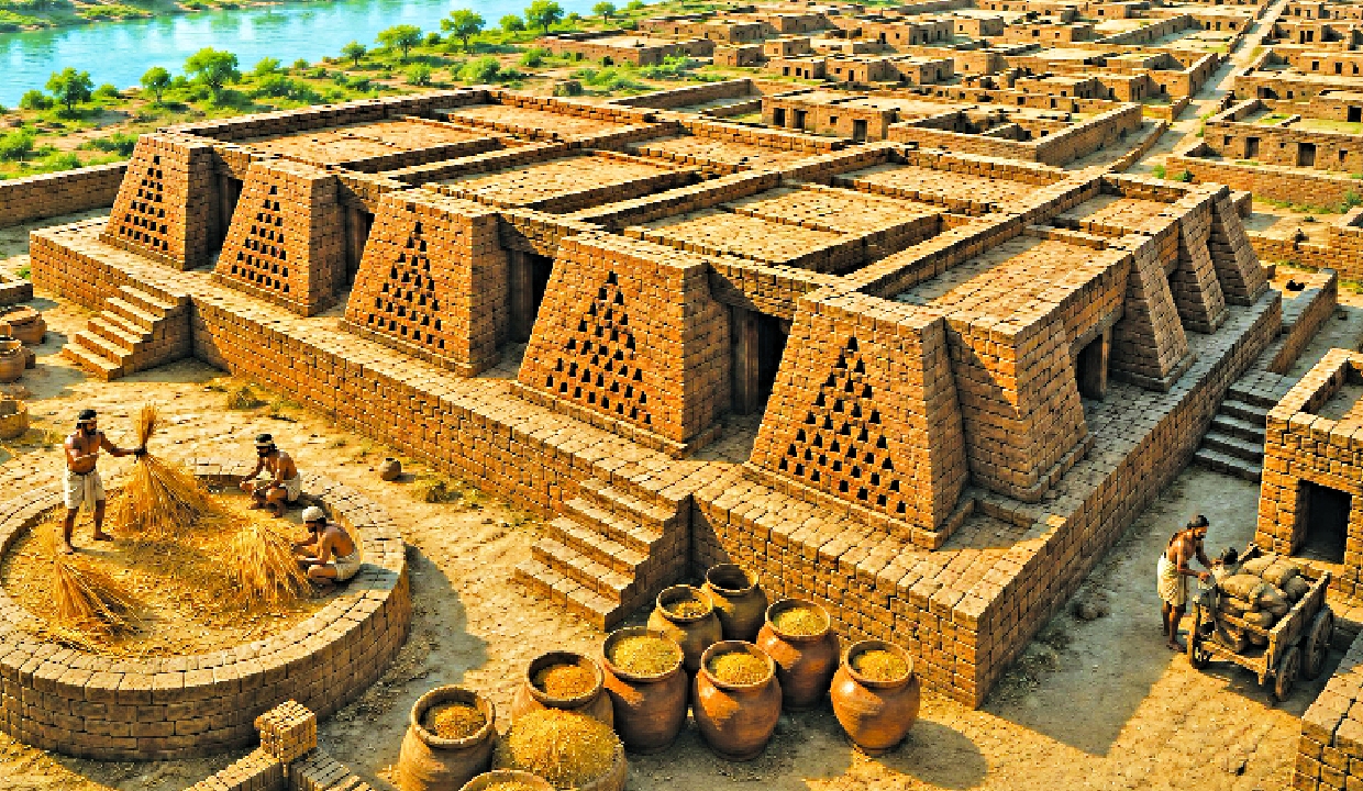 Marvels of India - GRANARIES OF SINDHU-SARASWATI CIVILISATION