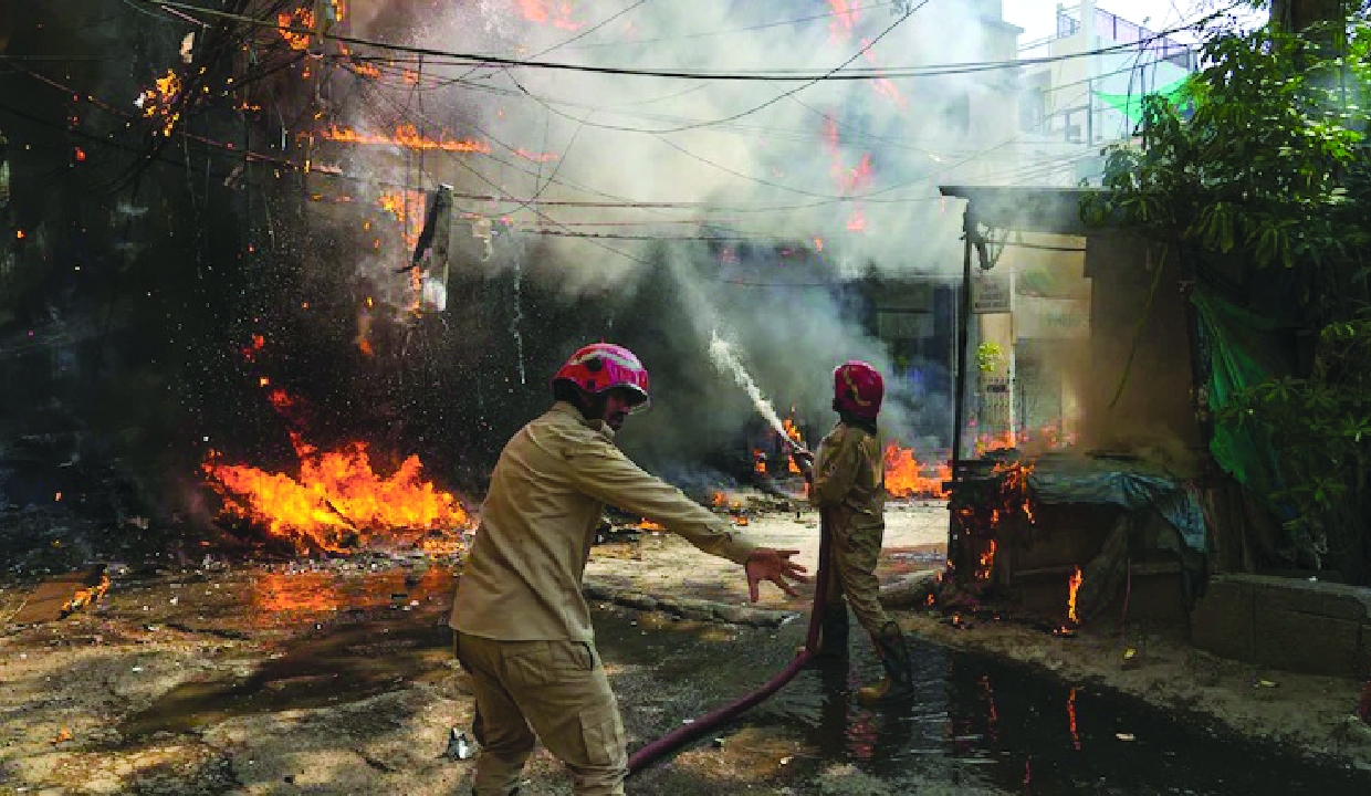 Mayapuri factory fire triggers building collapse, latest in series of blazes across Delhi