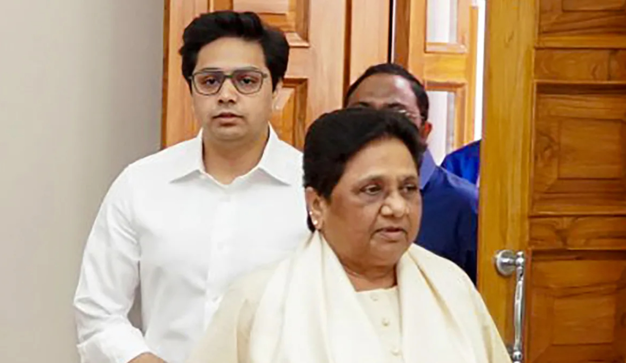 Mayawati 'frees' nephew Akash Anand from BSP after father-in-law quits politics