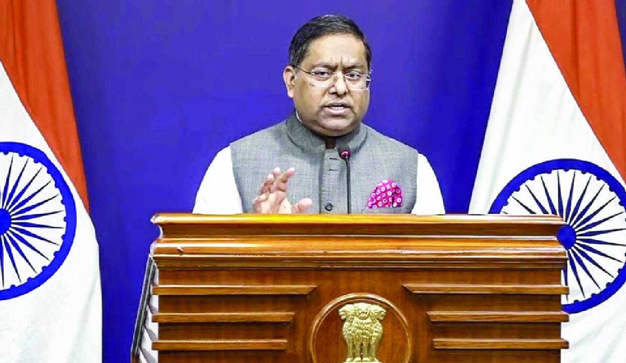 No external role in Kashmir: MEA
