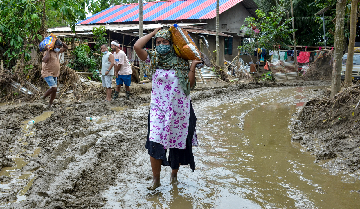 One more death takes Assam flood toll to 98, waters start receding