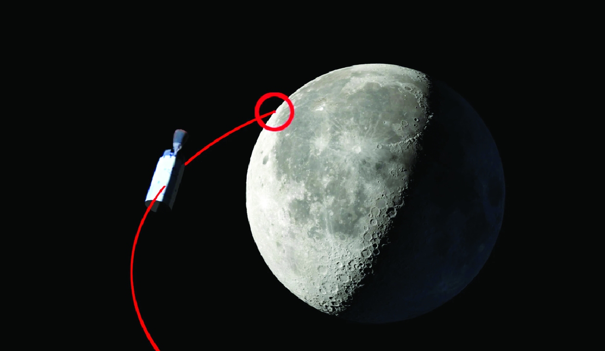 Out-of-control SpaceX rocket stage set to crash into moon