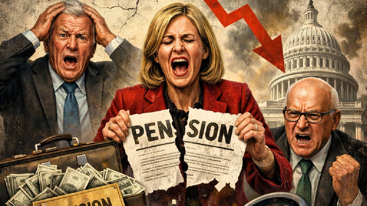 Pensions cut for politicians