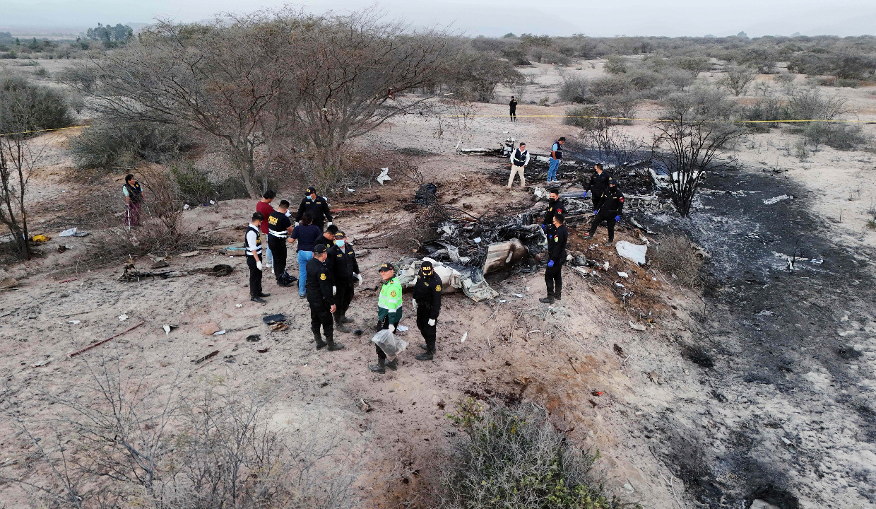 Plane crash kills 13 European tourists over Peru's Nazca Lines