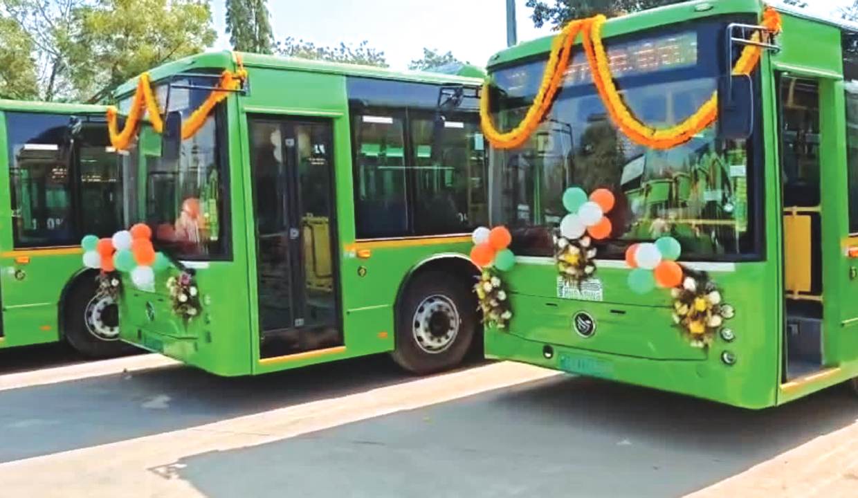 PM flags off 25 electric buses for Chandigarh
