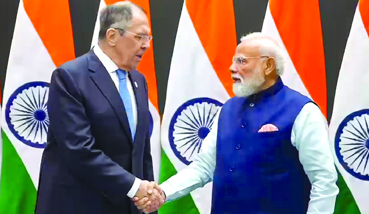 PM Modi meets Russian foreign minister