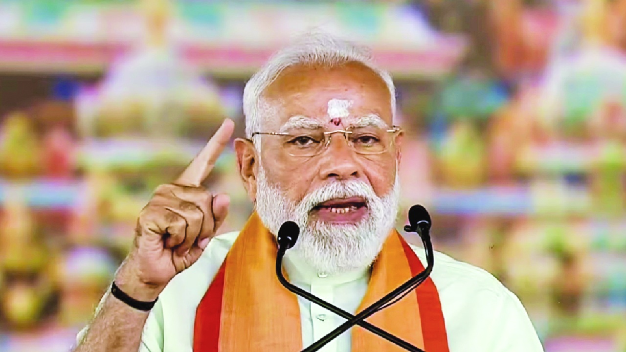 PM sounds poll bugle in TN, Puducherry