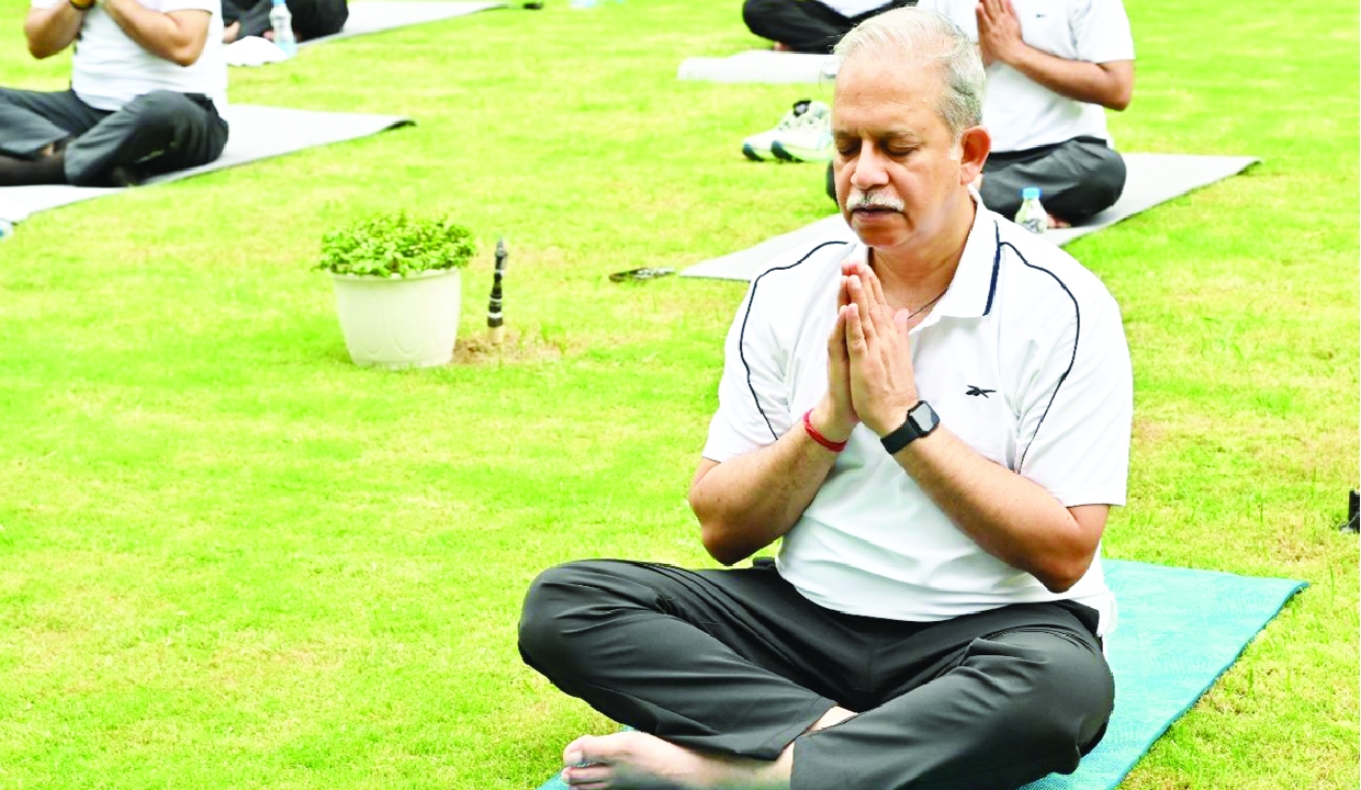 Police mark Yoga Day with force-wide participation