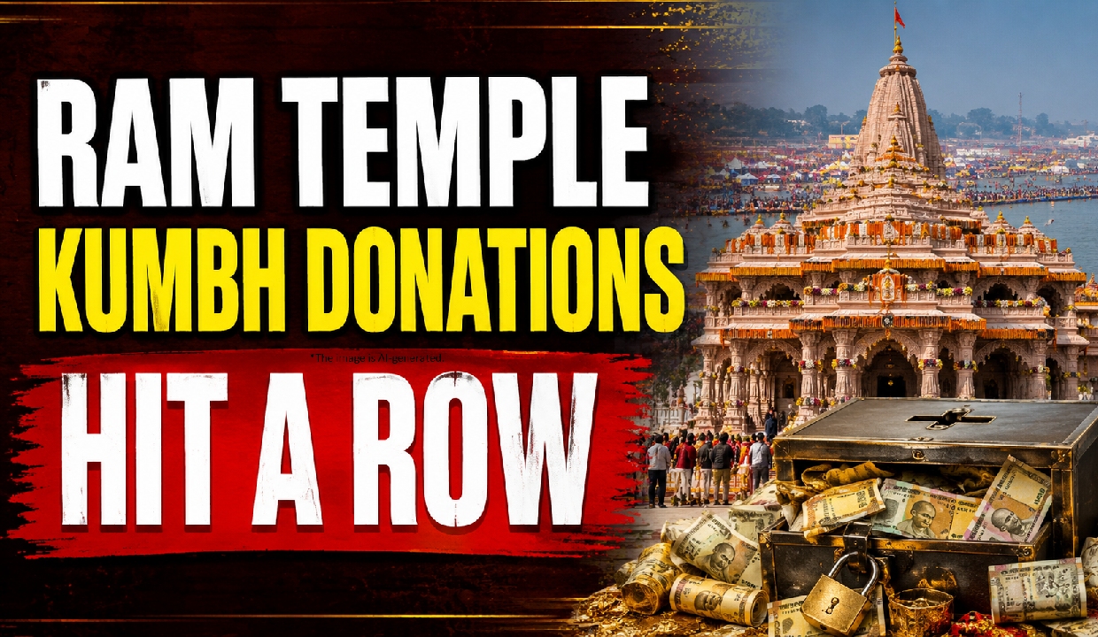 Ram Temple Kumbh donations hit a row