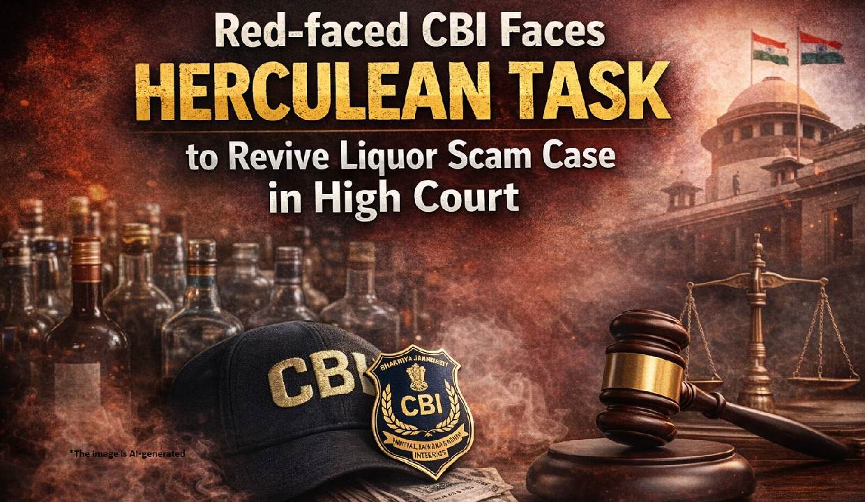 Red-faced CBI faces Herculean task to revive liquor scam case in High Court