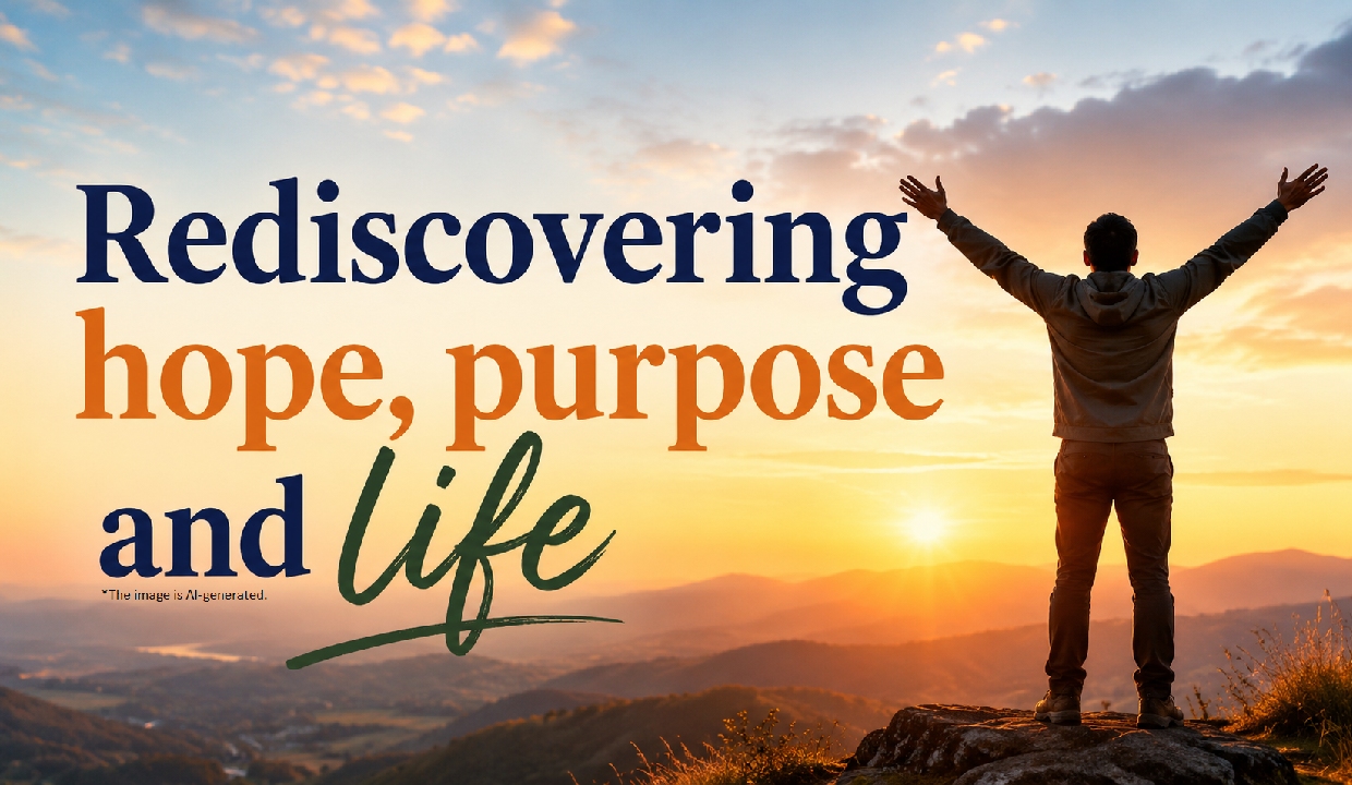 Rediscovering hope, purpose and life