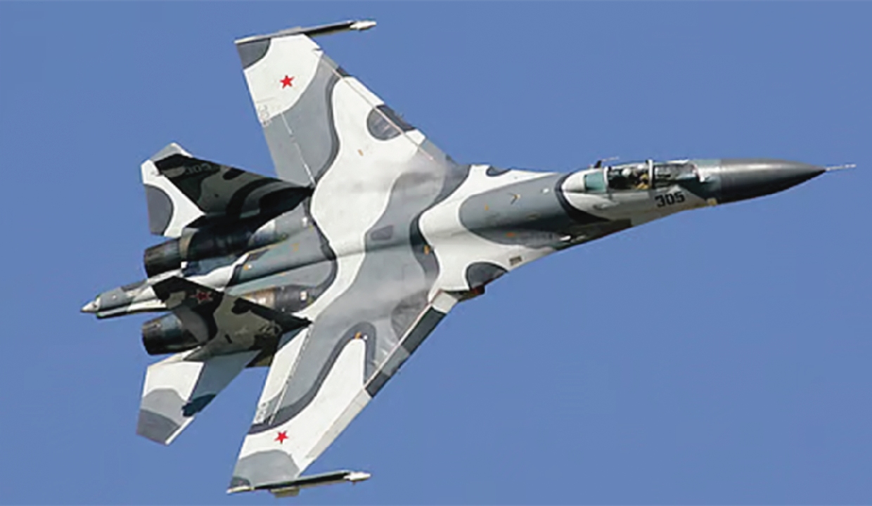 Russian SU-30 crashes in Crimea, pilots safe