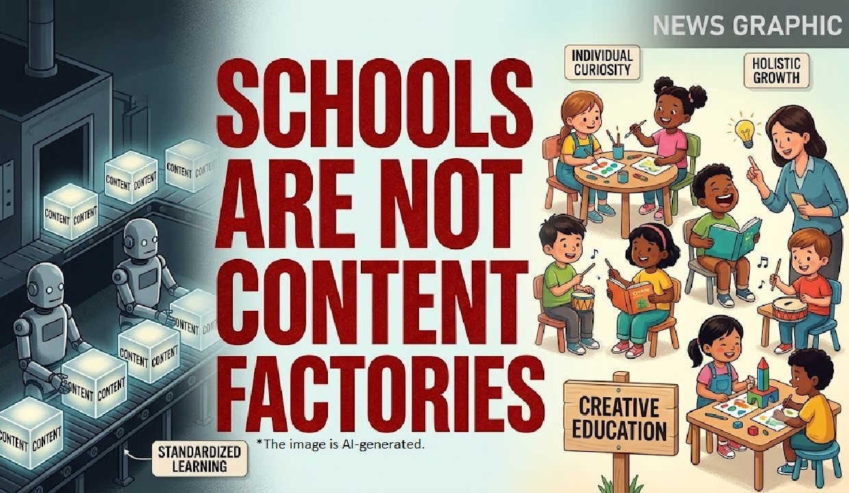 Schools are not content factories