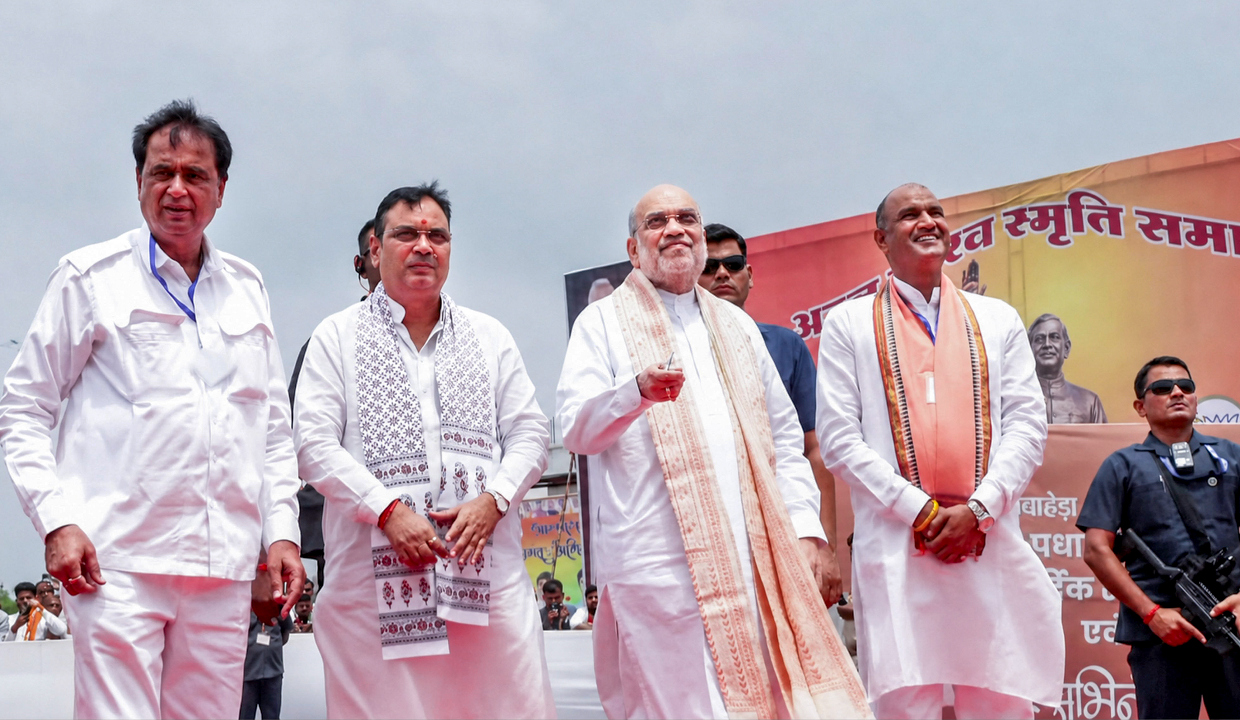 Shah praises Vajpayee’s unwavering principles