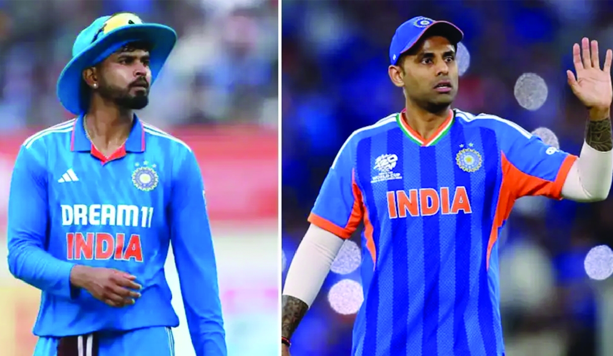 Shreyas replaces Suryakumar as India T20 captain