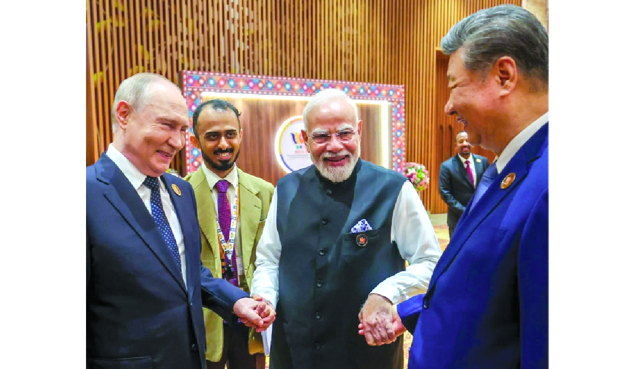 Smiles, handshakes strike a chord of unity