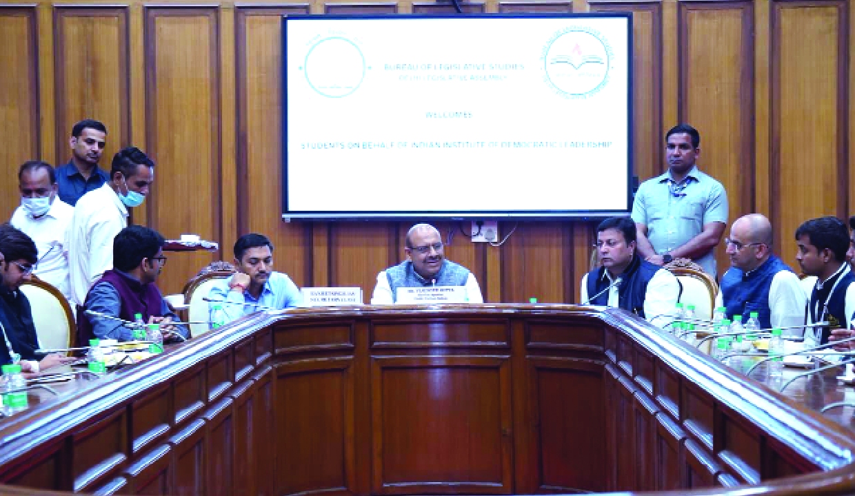 Speaker Gupta advises students on power, welfare