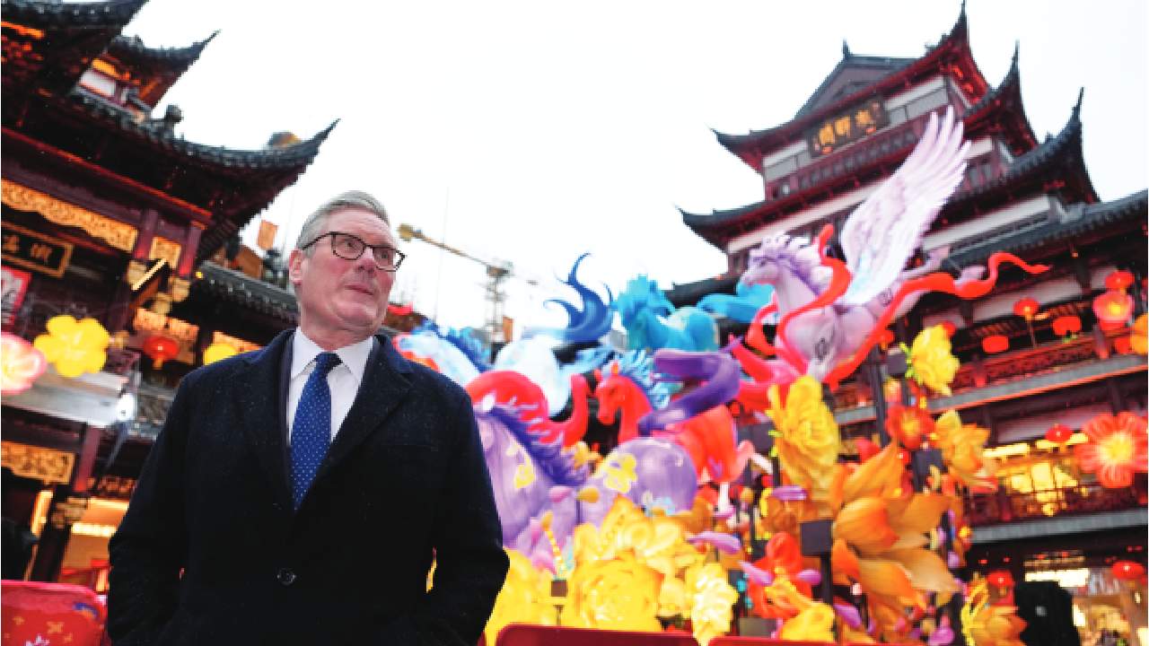 Starmer arrives in Shanghai to boost business opportunities