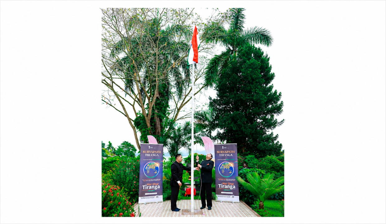 Suryapath Tiranga links 54 Indian missions in global I-Day relay