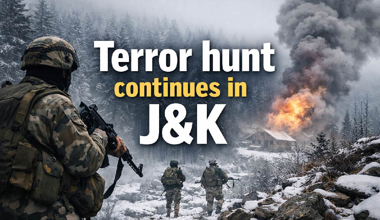 Terror hunt continues in J&K