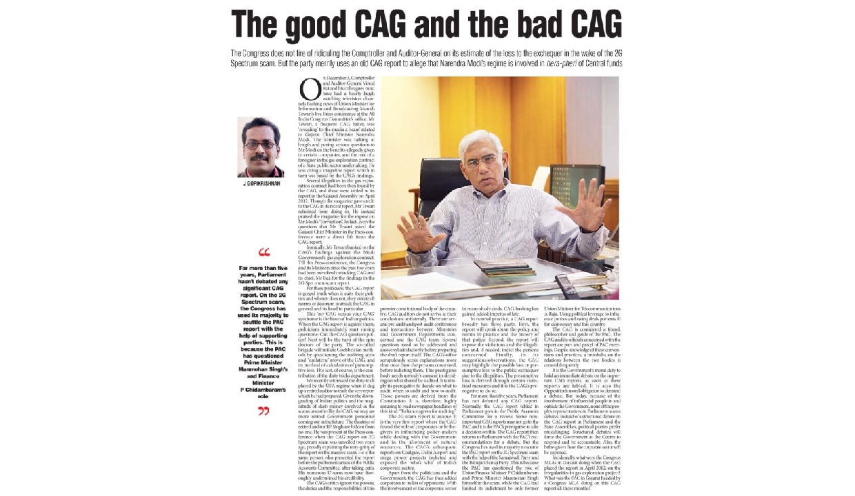 The good CAG and the bad CAG