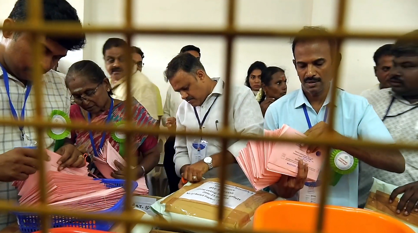 TVK maintains lead in Tamil Nadu bypolls; AINRC wins Thattanchavady in Puducherry