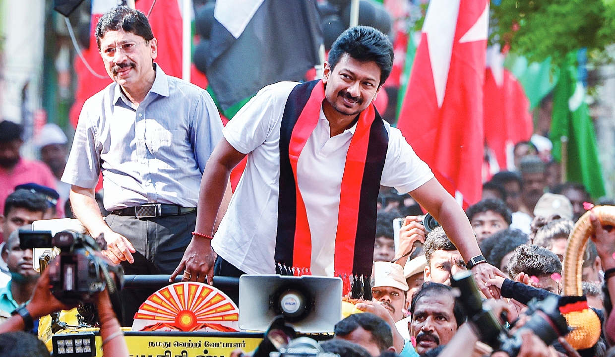 Udhayanidhi campaigns for Dravidian model 2.0 in Chennai