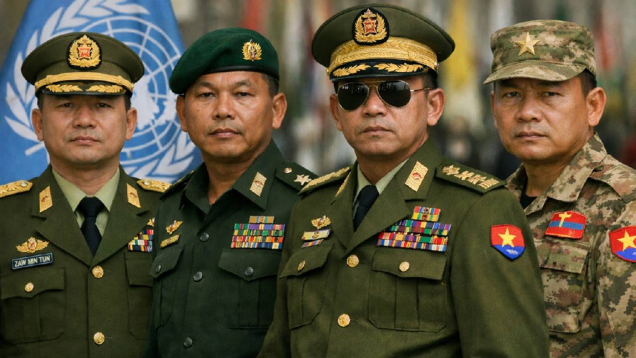 UN sanctions four officers