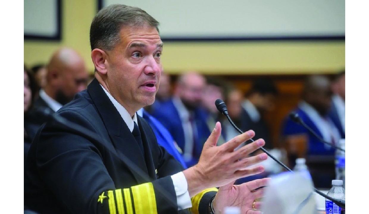 US top West Asia commander visits deployed aircraft carrier