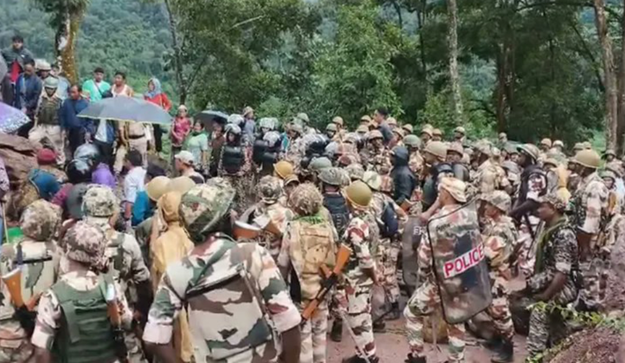 Villagers clash with security forces in Arunachal's Geku over Siang mega-dam project