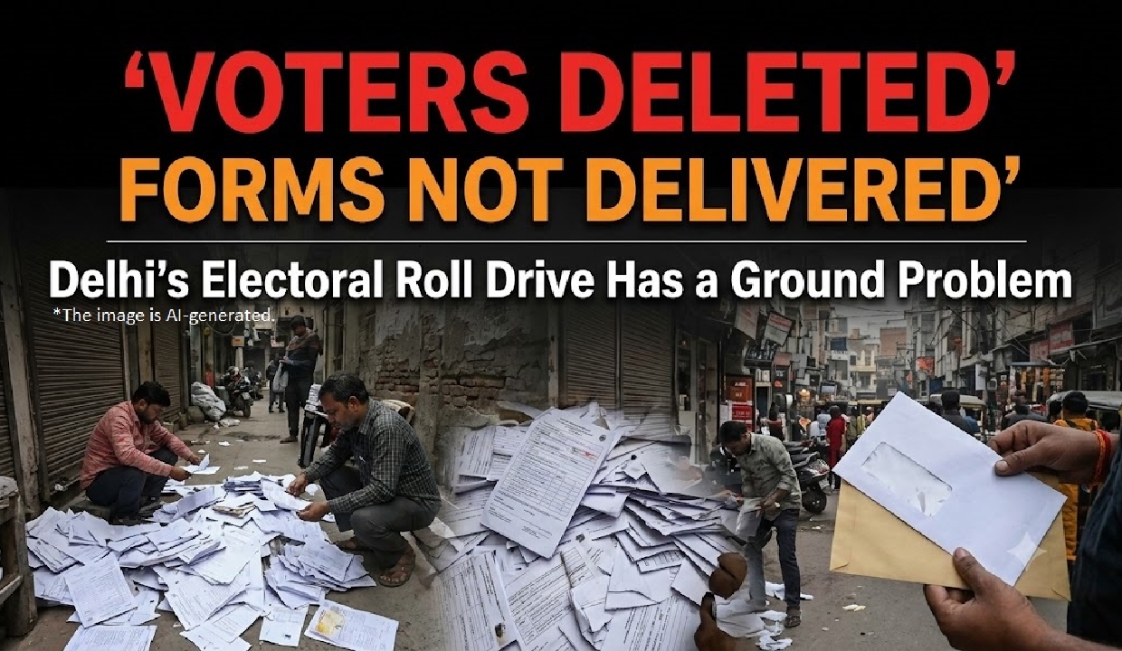 Voters Deleted, Forms Not Delivered: Delhi’s Electoral Roll Drive Has a Ground Problem