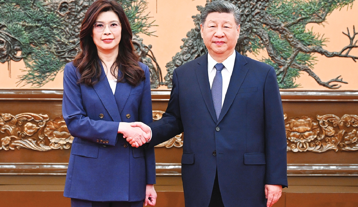 Xi meets Taiwan’s Opposition leader