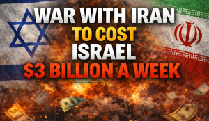 ‘War with Iran to cost Israel $3 billion a week’